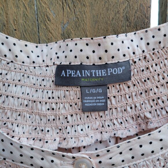 A Pea in the Pod Maternity Long Sleeve Blouse - Picture 3 of 7